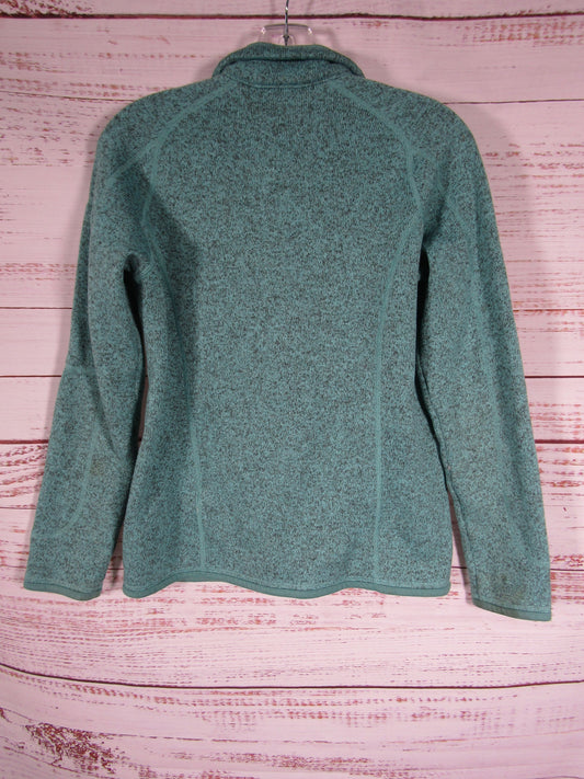 Patagonia Better Sweater Women's Turquoise 1/4 Zip Pullover Sweater Size S