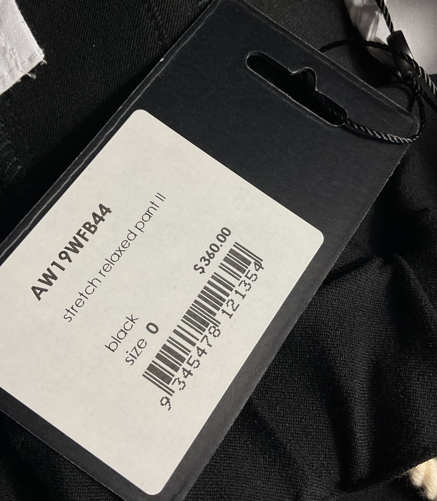 Bassike Stretch Relaxed Pant II Black 0