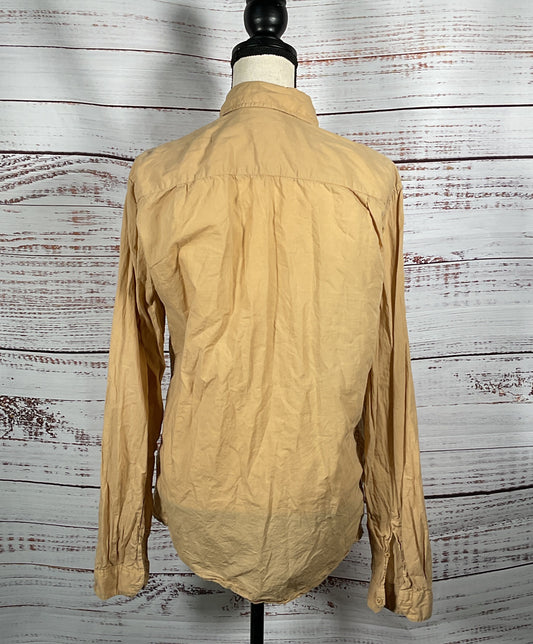Zadig & Voltaire Cotton Button Up Shirt Tan M