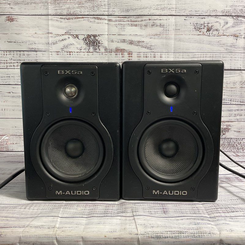 M-Audio Studiophile BX5a Deluxe Speakers Only *WORKS*