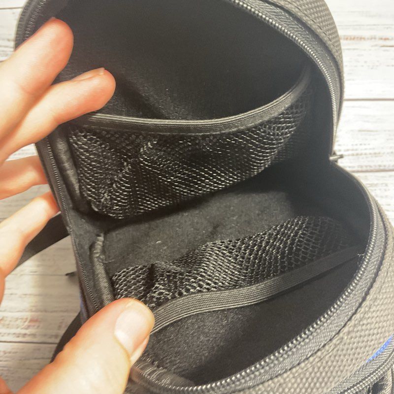 Nintendo Gameboy Advance SP Blue Mini Backpack Carrying Case