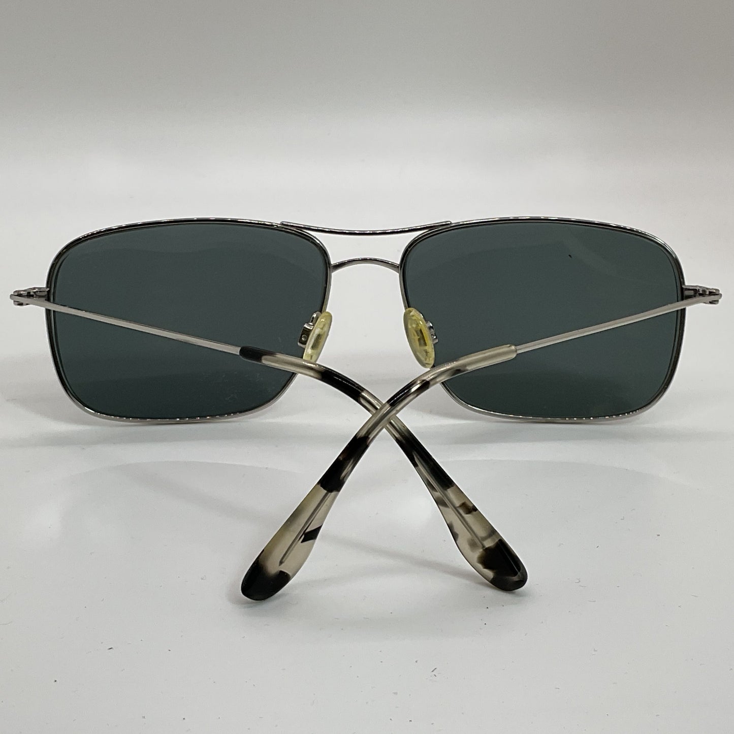 MAUI JIM MJ-246 Wiki Wiki Silver Tone Titanium Aviator Sunglasses- FRAMES ONLY