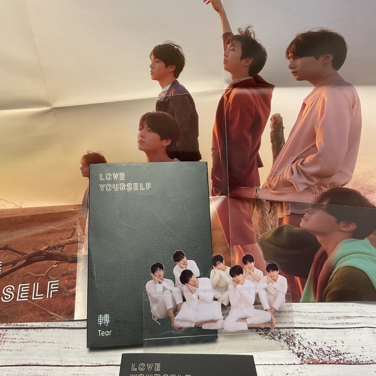 BTS Love Yourself: Tear Photobook, Photocard, Poster, CD