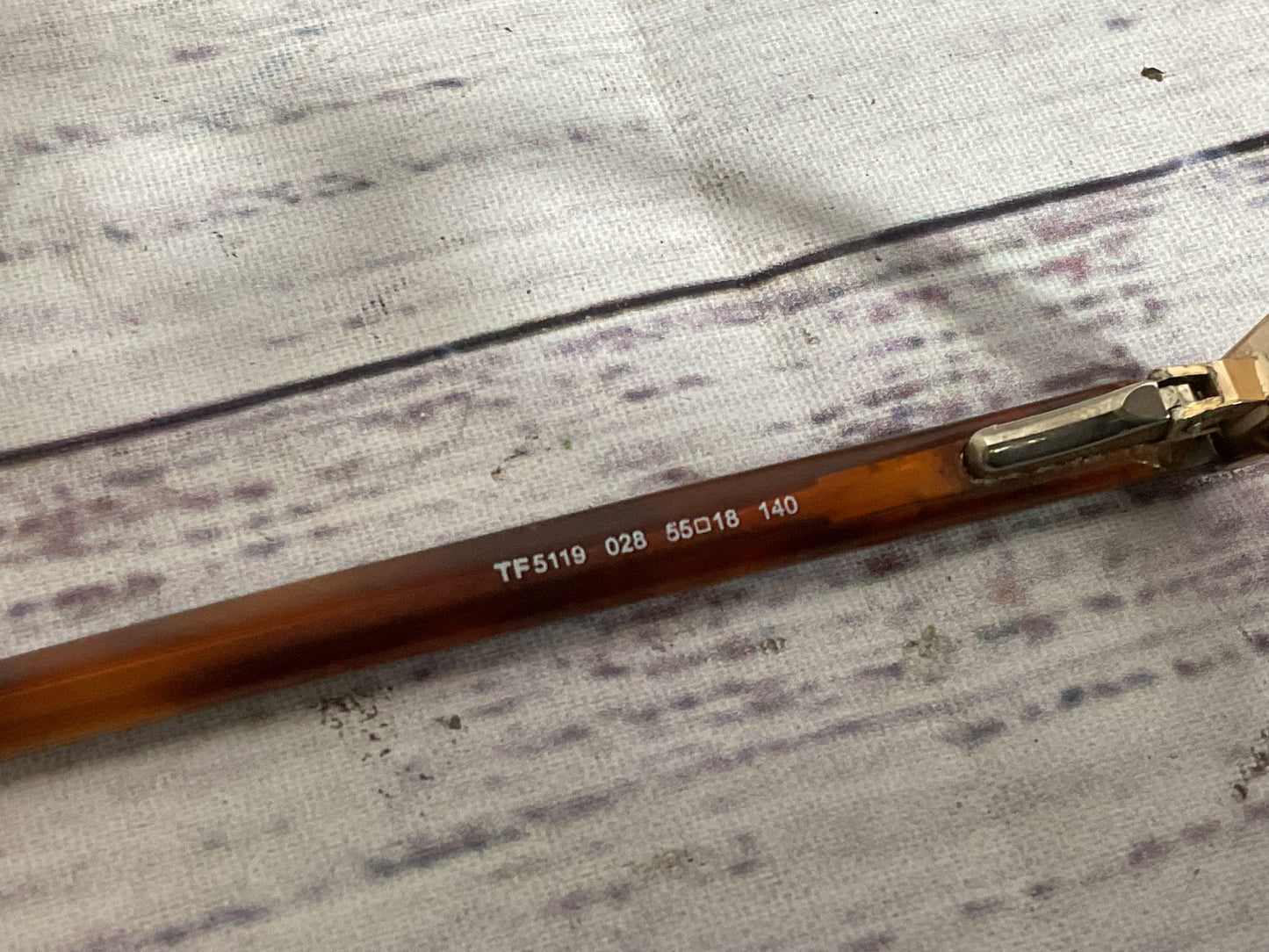 TOM FORD TF5119 Unisex Brown Gold Tone Eyeglasses- 55[ ]18 145 (FRAMES ONLY)