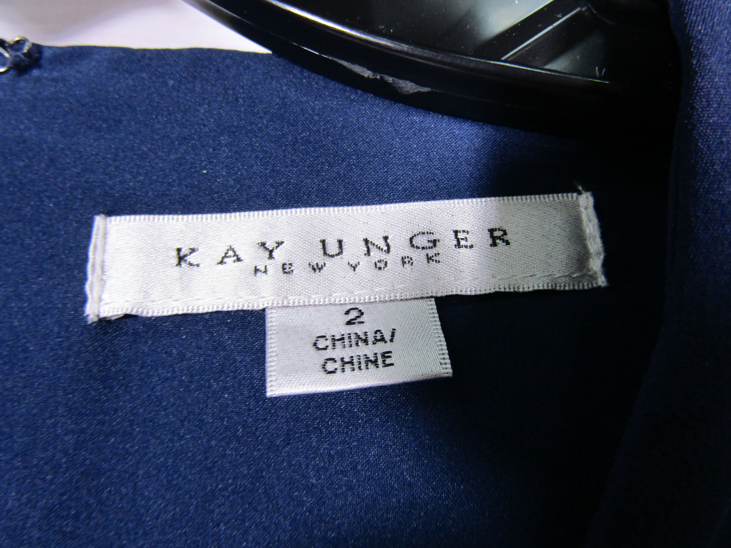 Kay Unger Gina Women's Blue Walk Thru Jumpsuit Size 2 5547465
