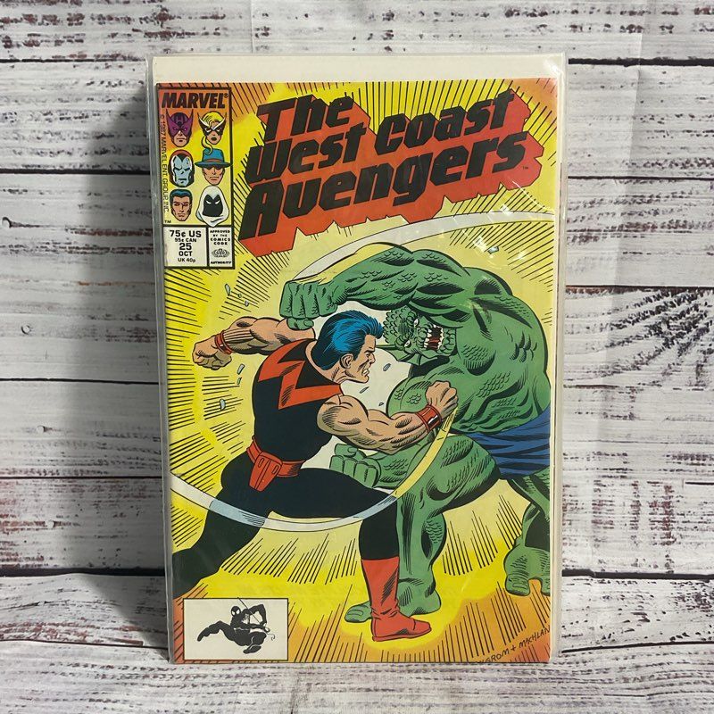 Lot Of 12 Vintage West Coast Avengers Marvel Superhero Comics 1984-89