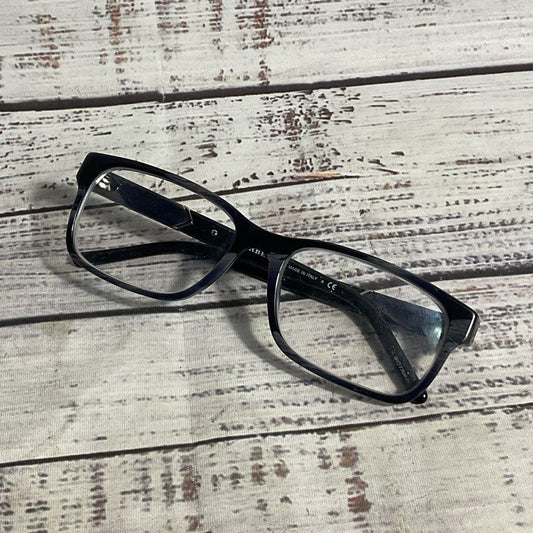 Burberry B2150 3419 Navy Blue Horn Rim Eyeglasses - Size 55-17-140 *FRAME ONLY*