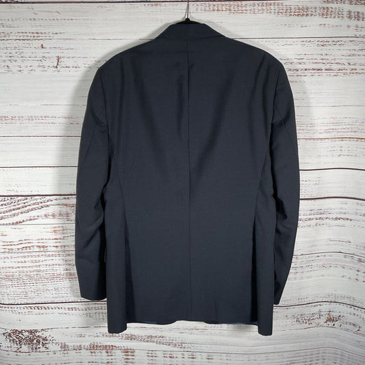 Hugo Boss Navy Blue Pinstripe Men's Suit Jacket Size in Description