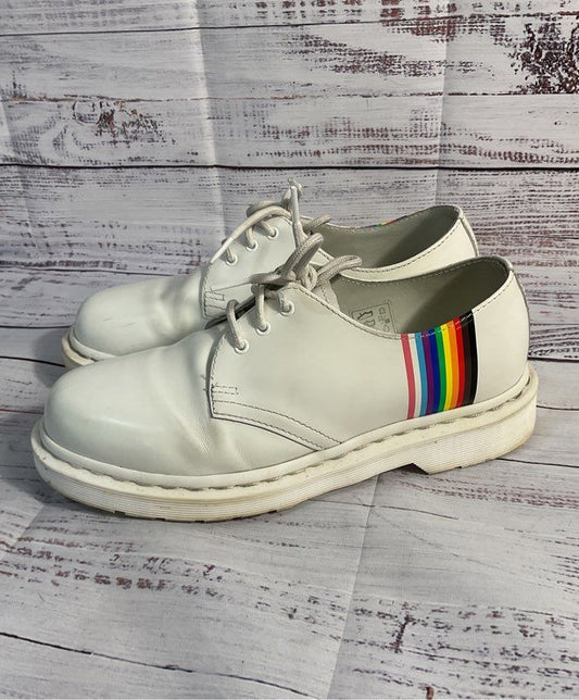 Dr. Martens 1461 For Pride Smooth Leather Oxford White Unisex 8W/7M LA004