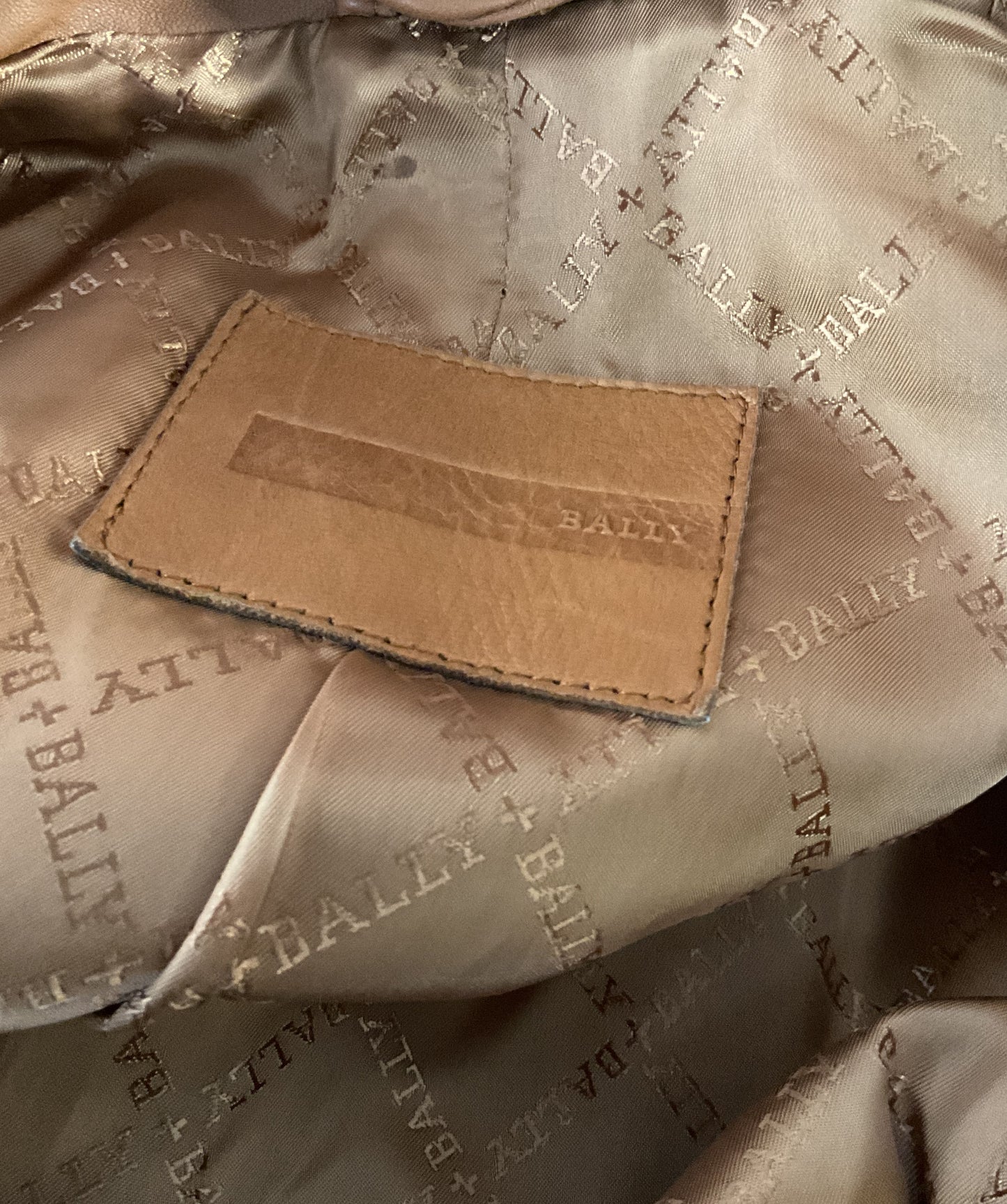 Bally Lambskin Leather Moto Jacket Brown 8