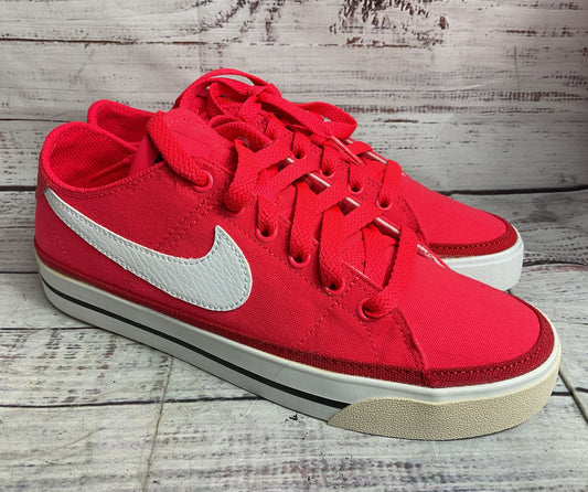 Nike Court Legacy Canvas Sneakers Siren Red 7