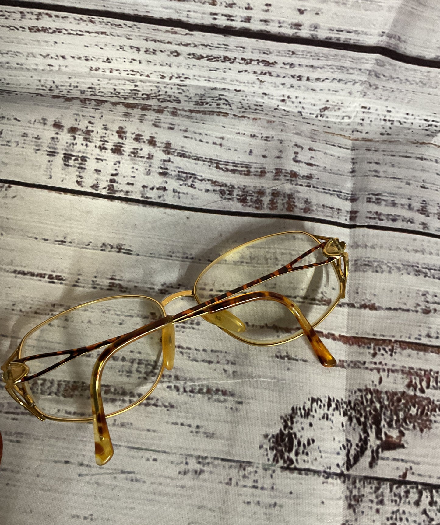 Christian Dior Gold Tone Eyeglasses Frames Only 2799 135