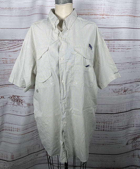 Columbia PFG Bonehead Omni-Shade Vented Fishing Shirt Cream XL