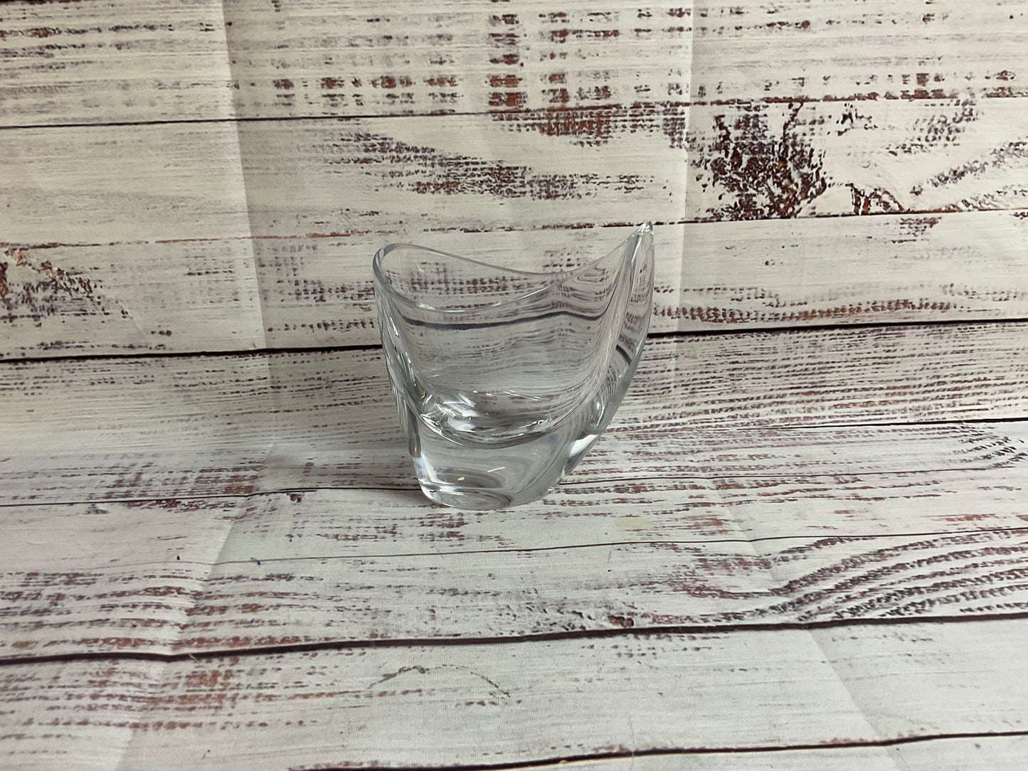 Nambe Crystal Glass Vase