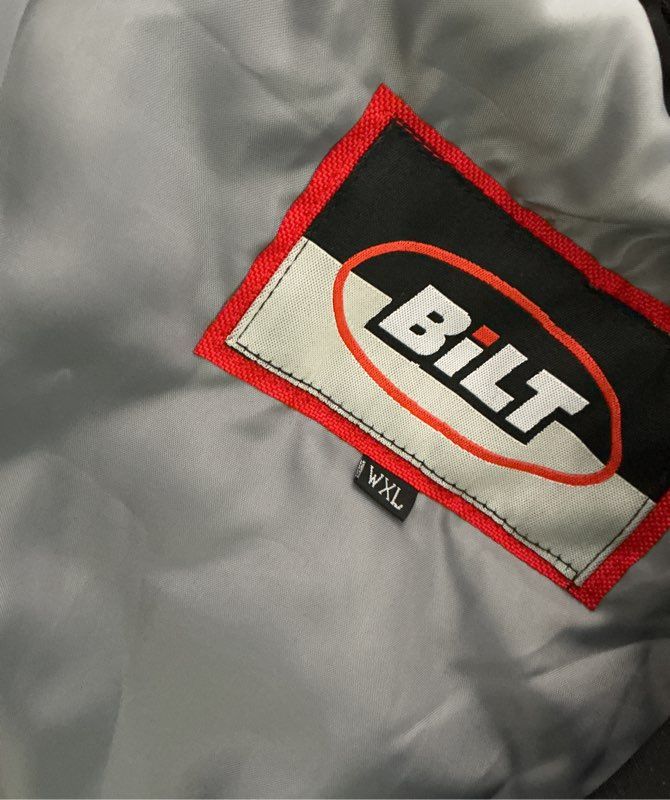NWT Women's Bilt Gray with black Motorcycle Jacket Size XL Retail $179