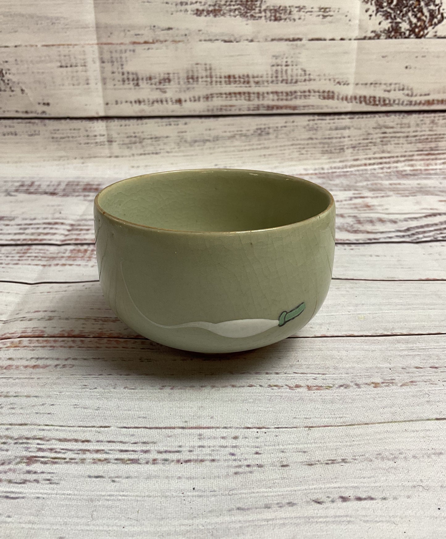 VTG Japanese Ceramic Tea Cup Kutani Ware Set Of 4