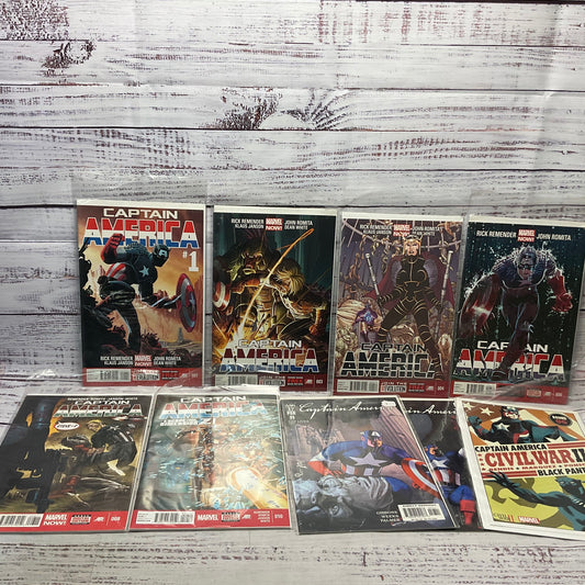 Captain America Marvel Captain America 2012 1-11+2003 17-18+Civil War II Poster