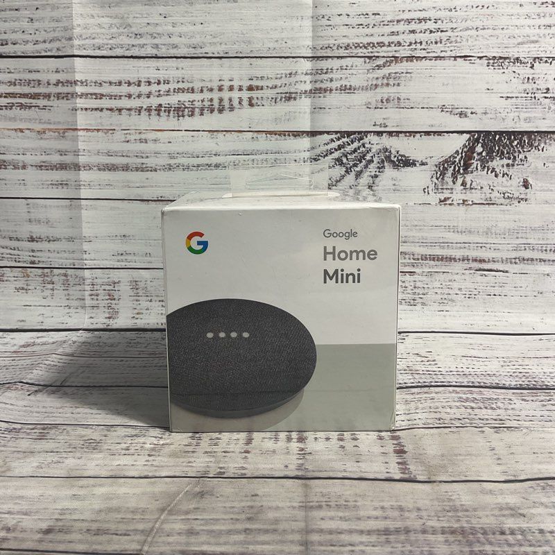 NEW SEALED Google Home Mini Smart Speaker Charcoal GA00216-US