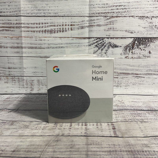 NEW SEALED Google Home Mini Smart Speaker Charcoal GA00216-US