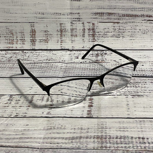 DKNY DK3000 001 Black Half Rim Glasses FRAMES ONLY