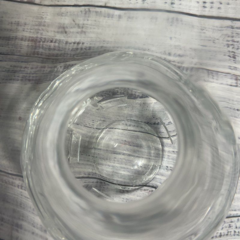 VTG. Waterford John Rocha Geo Oden Crystal Glass Carafe 10" Decanter