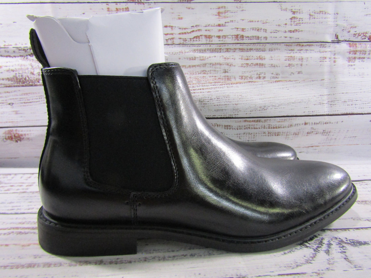 Mix No. 6 Aleder Men's Black Faux Leather Chelsea Boots Size 8.5