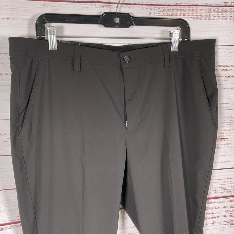 NWT Greg Norman Performance Pants Black Stretch Fit Golf Trouser Pants 36x30