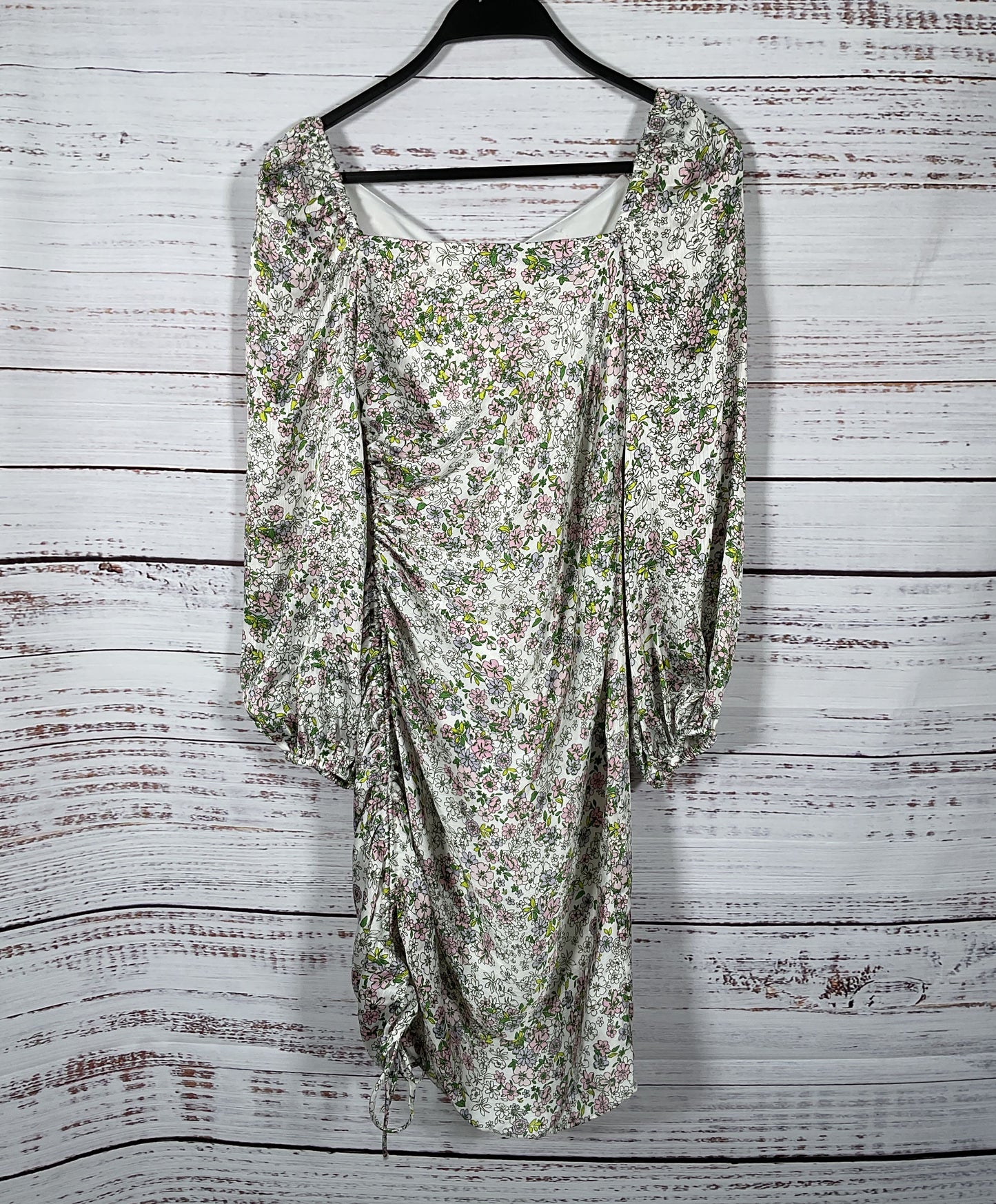 BCBG Generation Floral Print Mini Dress Geranium 0