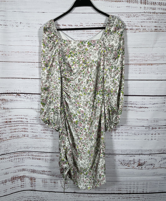 BCBG Generation Floral Print Mini Dress Geranium 0