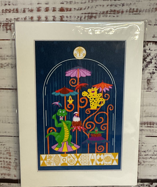 Disney Parks It's A Small World Prints Signed by Robert Fisher