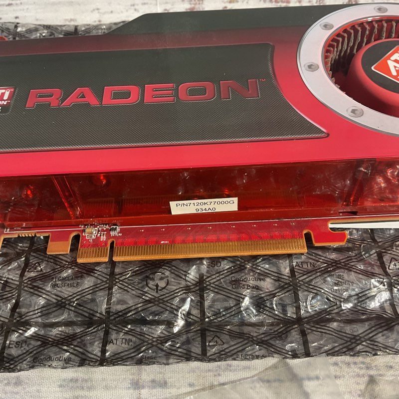 ATI Radeon HD 4870 Red 512mb AMD Graphics Card *UNTESTED*