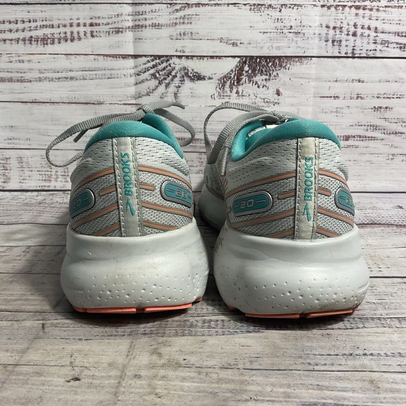 Brooks Glycerin 20 Grey Mesh Running Sneaker Women's Size 10 US