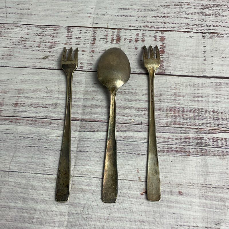 Oneida Morrison Hotel 3 Pc. Silver Plated Flatware Lot