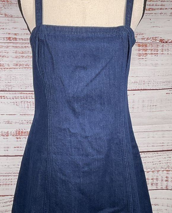 Madewell Denim Strapless Mini Dress Maytown Wash 10