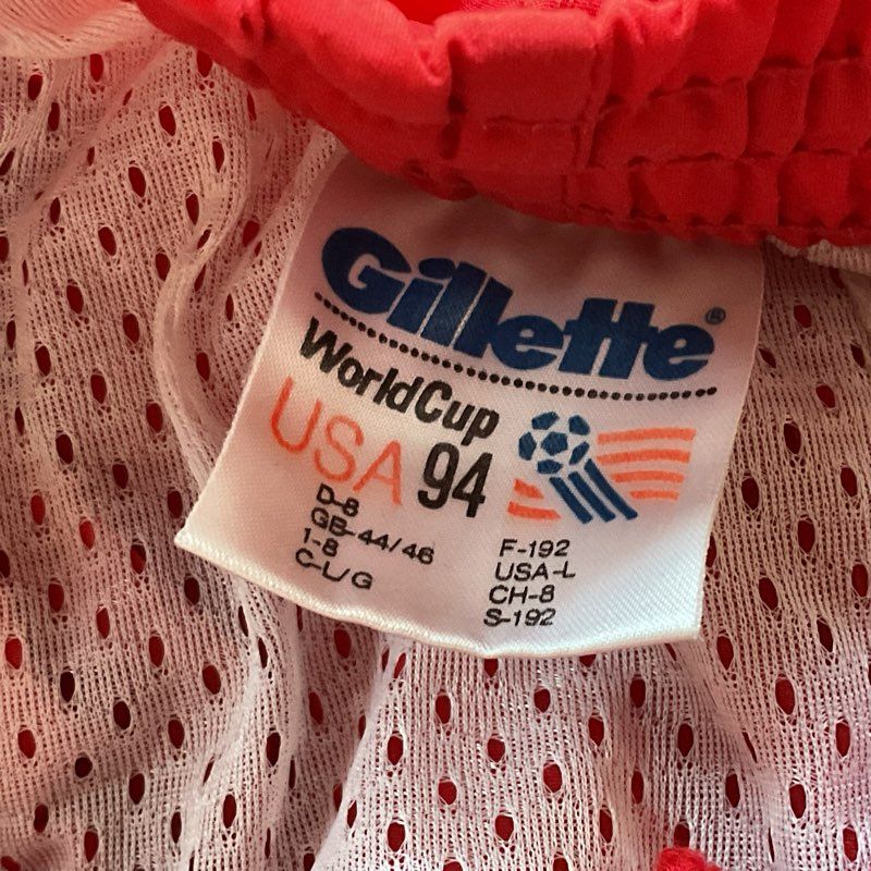 VTG. GILLETTE 1994 USA World Cup USA Men's Tracksuit- SZ L