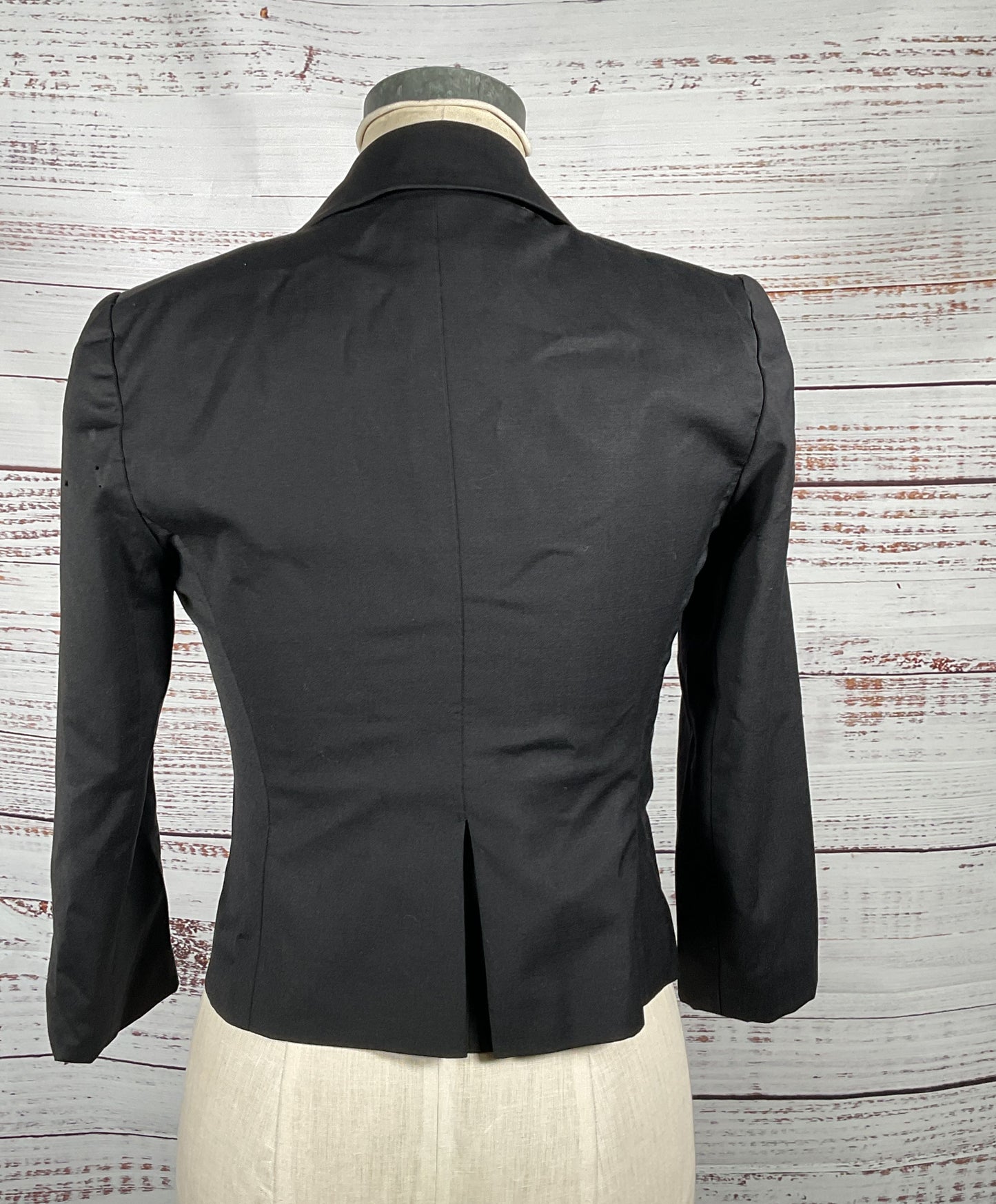 Libertine Crop Wool Blazer Black S