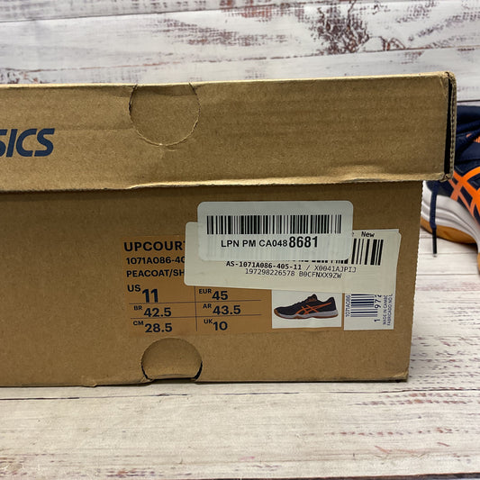 Asics Upcourt 5 Navy Blue Volleyball Athletic Indoor Sneaker Shoe Men Size 11
