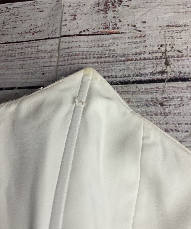 Before By Sarah Seven Patsy Sequin Dress White 8