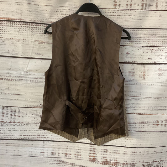 Carroll & Co Tweed Hounds Tooth Double Breasted Vest - Size 48 IT 38 US
