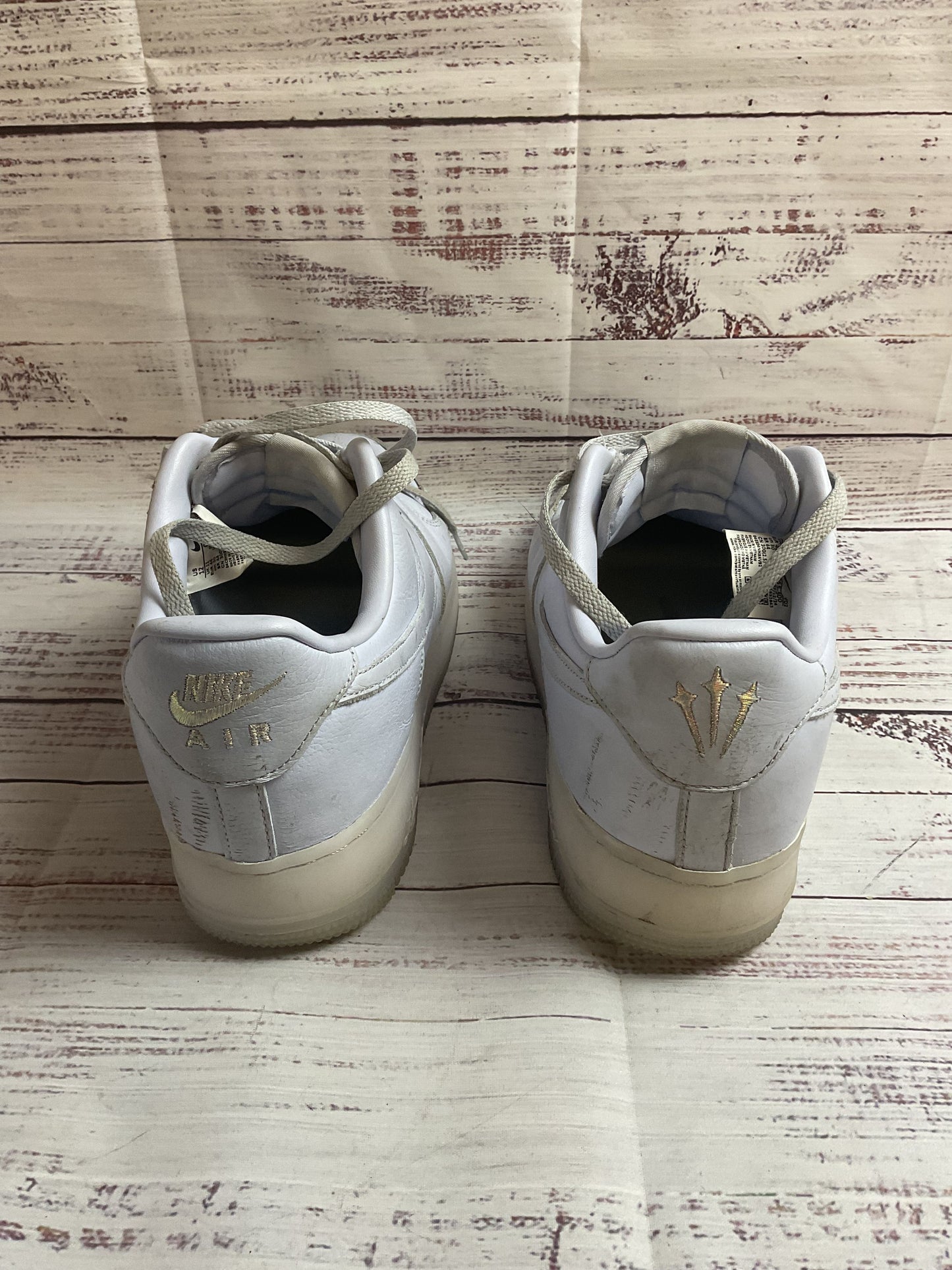 Nike Air Force 1 Love You Forever Pale Blue Sneaker Shoe Men 12