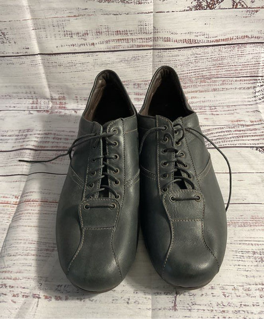 Henry Beguelin Light Black Leather Lace Up Shoes Size 43 EU 10 US