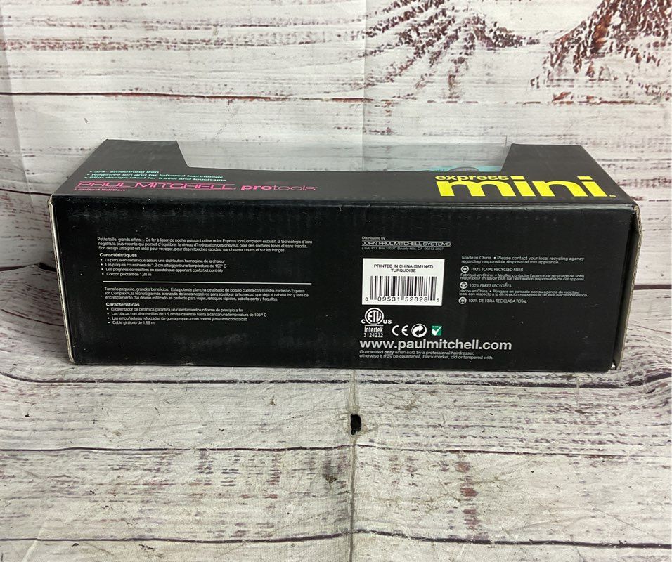 Paul Mitchell Pro Tools Express Mini Smoothing Iron Blue