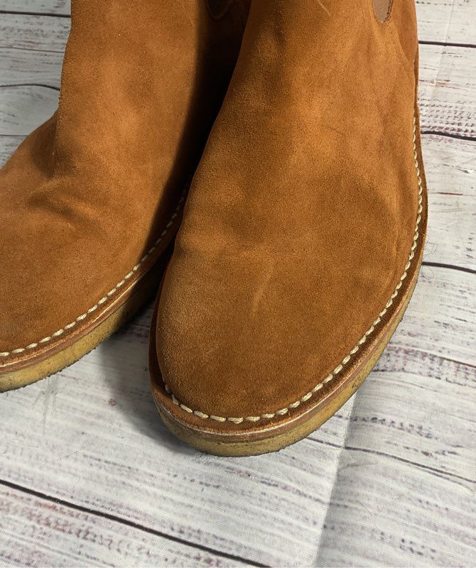 Folk Men's Brown Suede Leather Chelsea Boots SIZE 46 EU / 12 US