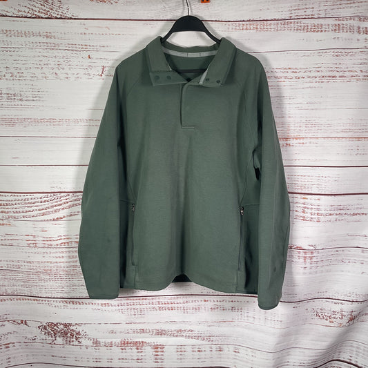 Lululemon Spacer Sage Green Textured Anorak Jacket - Size L
