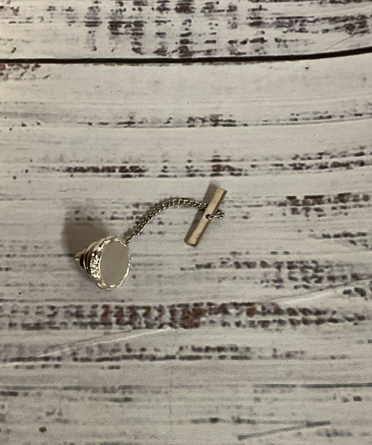 ANSON Sterling Silver Vintage Tie Clip Pin