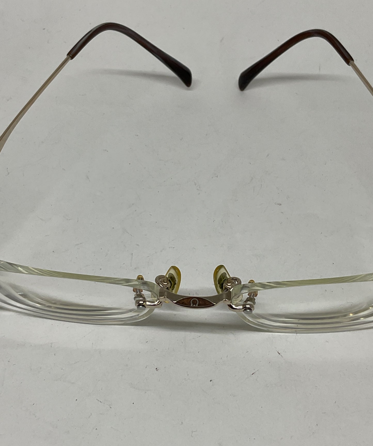 Salvatore Ferragamo Titanio Gold Eyeglasses Frames - Size 145 Japan