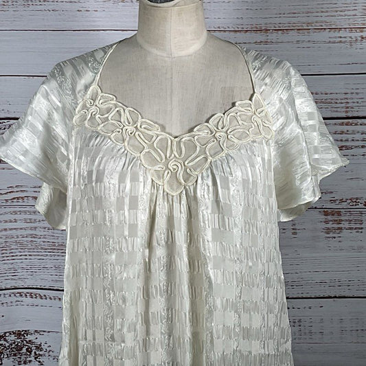 VTG. VALENTINO Women's Long Sleep Gown- SZ M