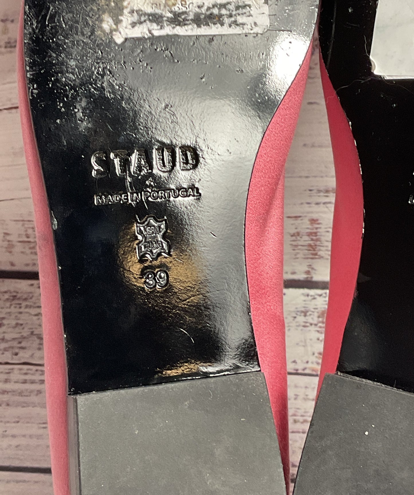 Staud Keith Satin Ballet Flat Blossom 39