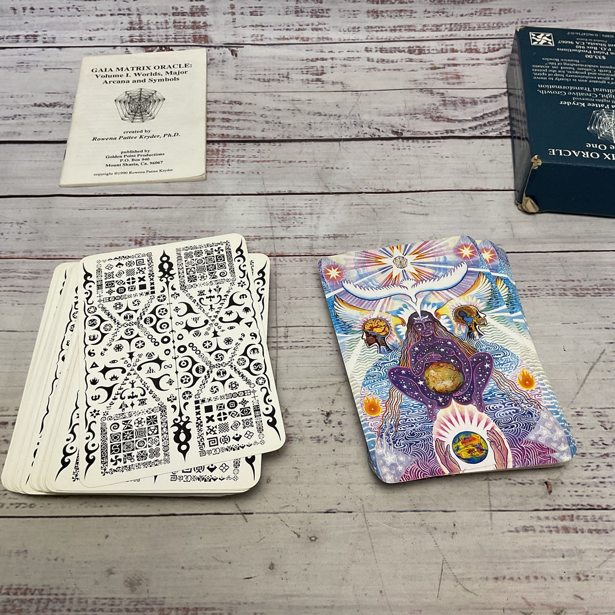 Gaia Matrix Oracle Cards Volume 1 Worlds, Major Arcana, And Symbols 112 Cards