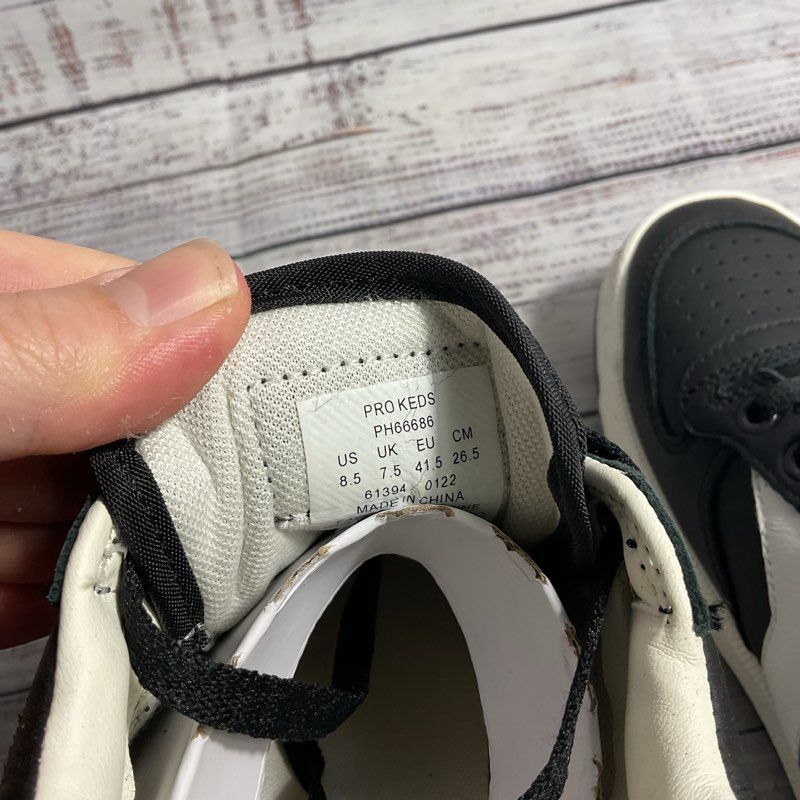 PRO-Keds Skyhawk Black Leather Sneaker Casual Shoe Men's Size 8.5